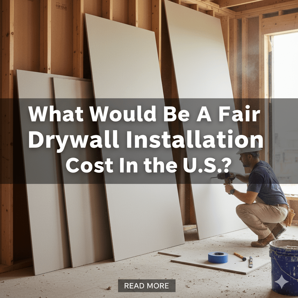 What Would Be A Fair Drywall Installation Cost In the U.S. in 2025?